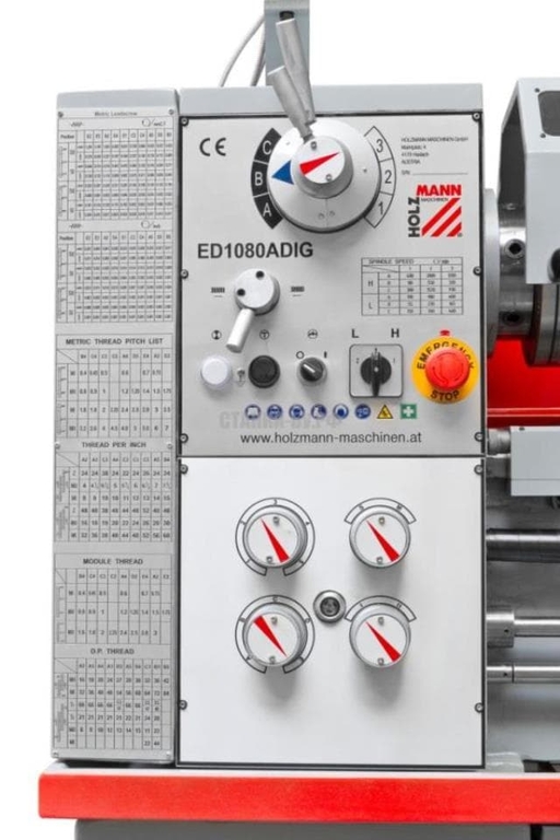 Станок токарный по металлу Holz Mann ED1080ADIG_400V