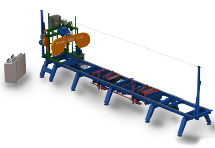 Пилорамы Алтай АГП 900 prof с гидравлической системой оперирования бревном