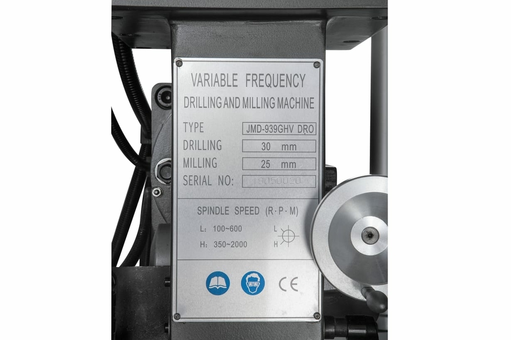 Широкоуниверсальный фрезерный станок JET JMD-939GHV DRO (50000849T)
