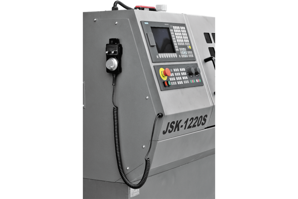 Токарный станок с ЧПУ JET JSK-1220F CNC (Fanuc, ручн. патрон, 4-х поз. резцедержка)