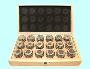 Набор цанг ER32 из 18шт. d 3-20мм "CNIC" в дер. упаковке