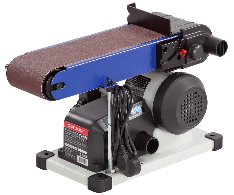 Шлифовальный станок ленточно-дисковый BELMASH BDG 100/152L (S221A)