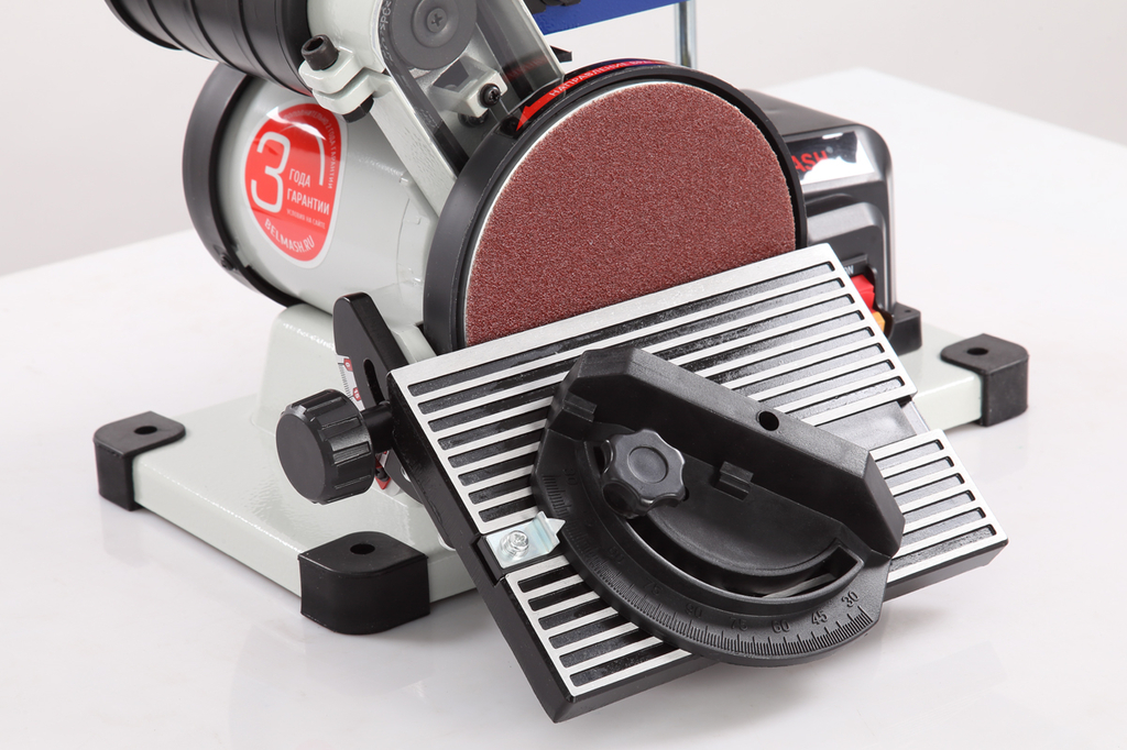 Шлифовальный станок ленточно-дисковый BELMASH BDG 100/152L (S221A)