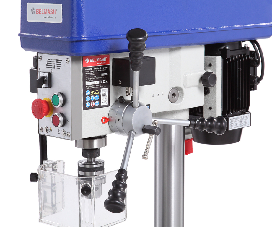 Станок cверлильно-резьбонарезной вертикальный BELMASH MDTP410-16/400 (S250A)