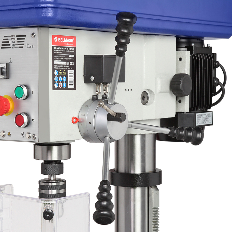 Станок cверлильно-резьбонарезной вертикальный BELMASH MDTP510-16F/400 (S251A)