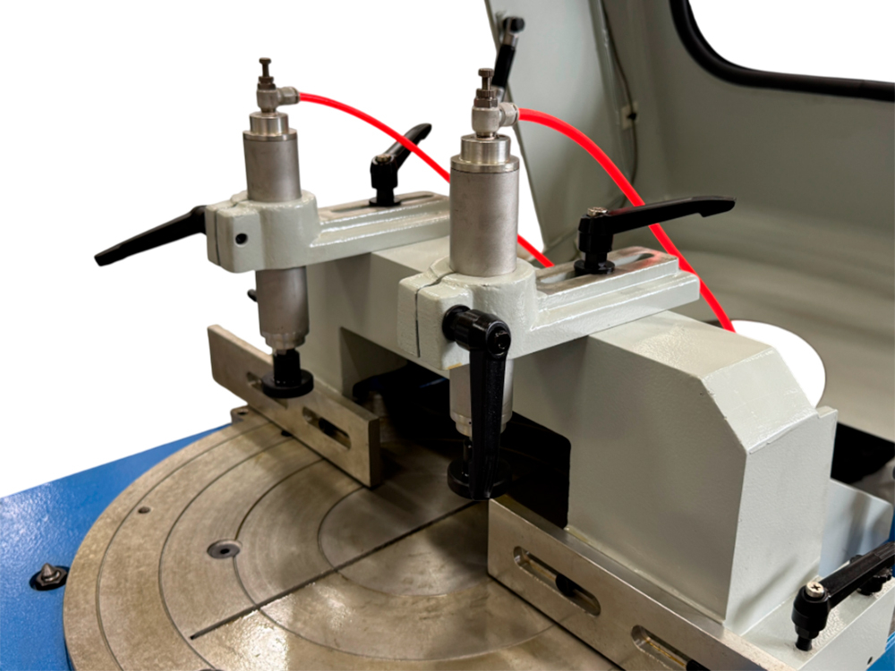 Полуавтоматическая пила QCS-400 для резки алюминия