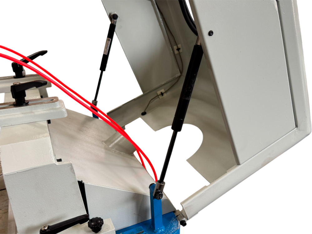 Полуавтоматическая пила QCS-400 для резки алюминия