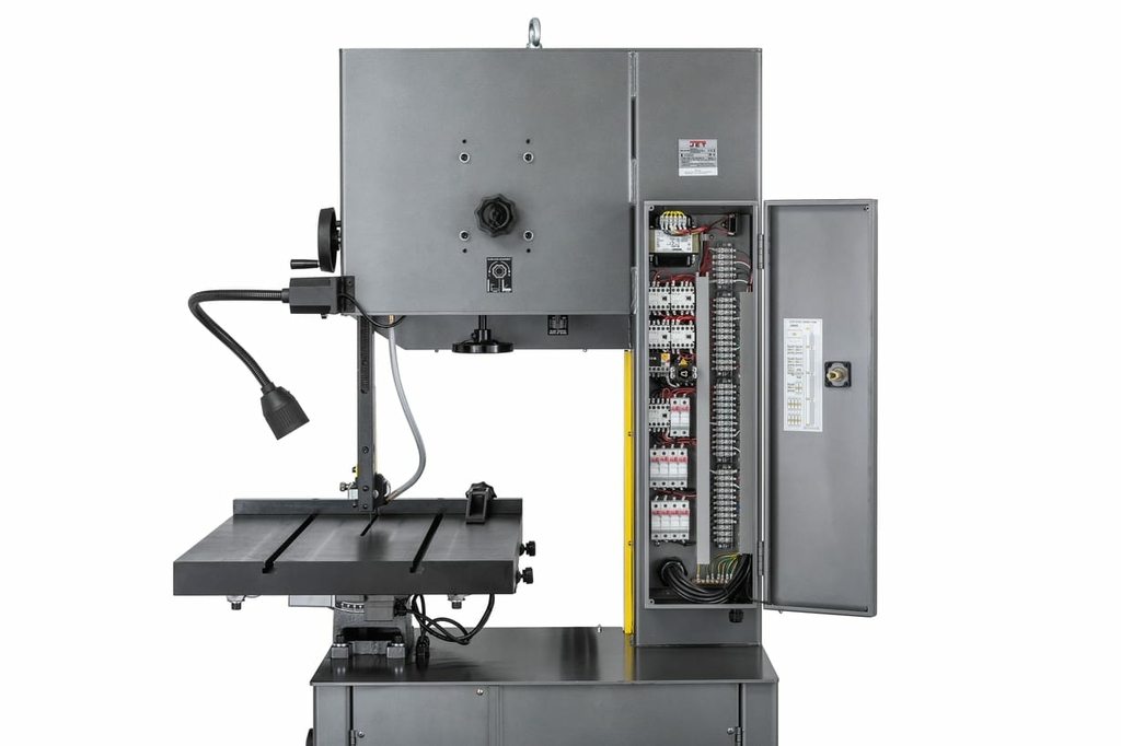 Вертикальный ленточнопильный станок с мех.подачей заготовки JET VBS-2012HE (10000112T)