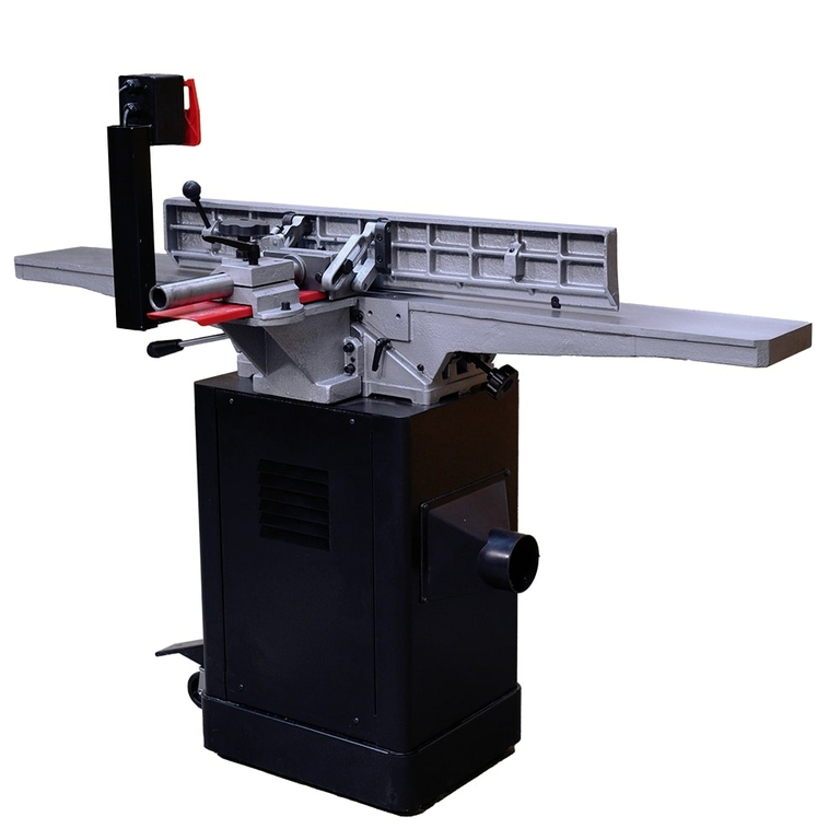 Фуговальный станок warrior w0106fl  ширина стола 150мм мощность двигателя 1,1 квт