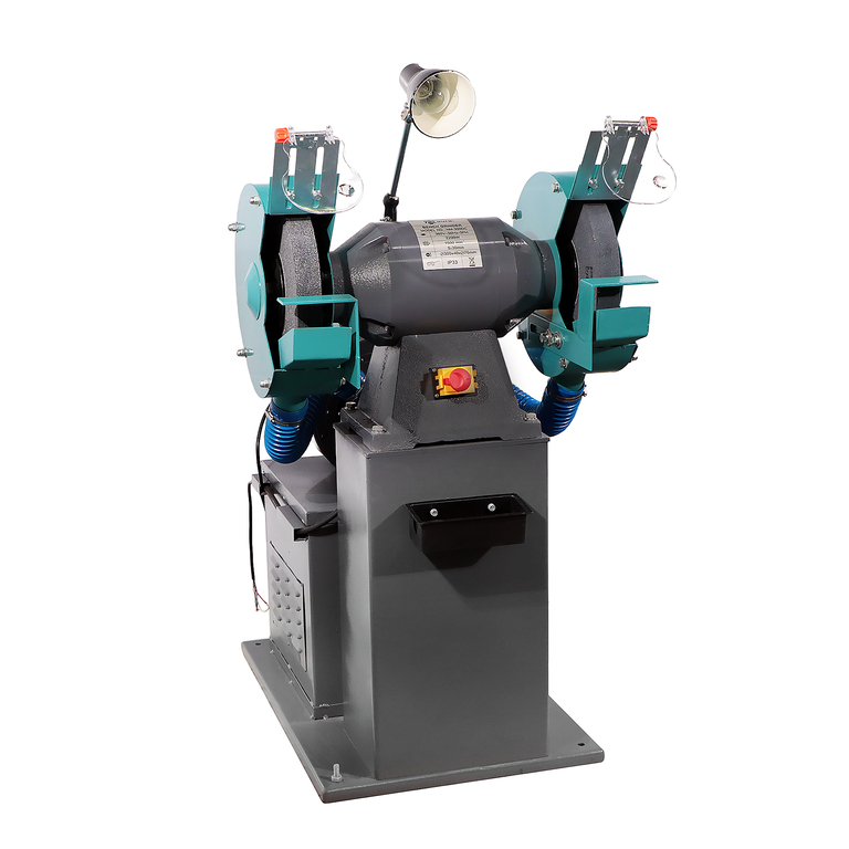 Двухдисковый шлифовальный станок с пылесосом AURA NM-300DC (60300300)