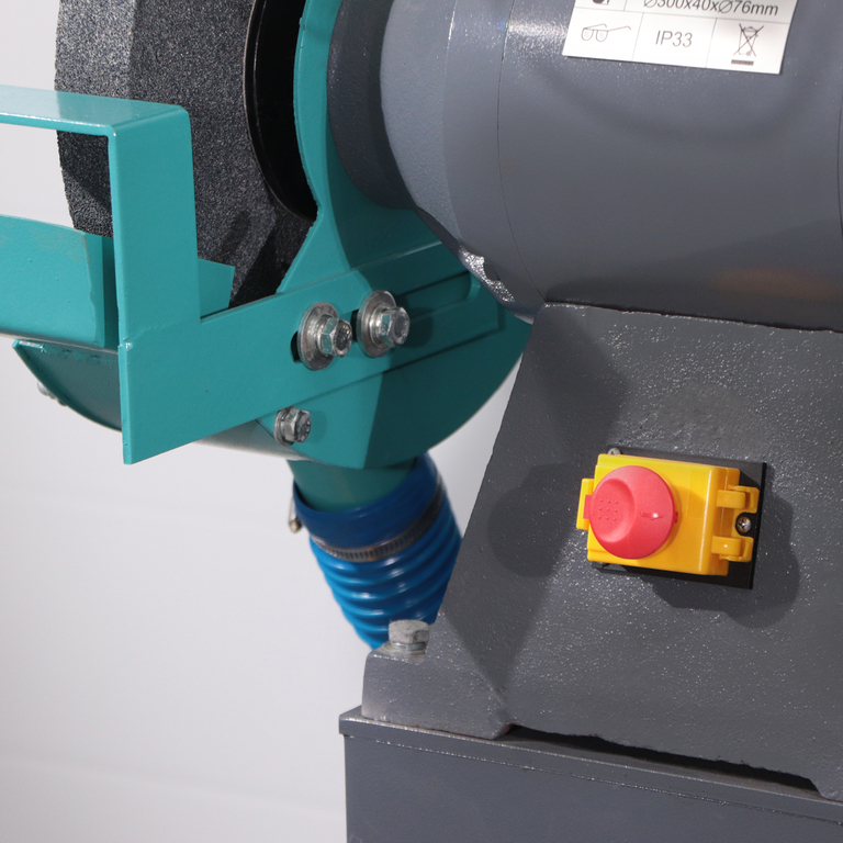 Двухдисковый шлифовальный станок с пылесосом AURA NM-300DC (60300300)