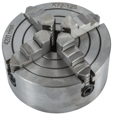 4-х кулачковый патрон Ø125 мм с кулачками (BD11CG-455)