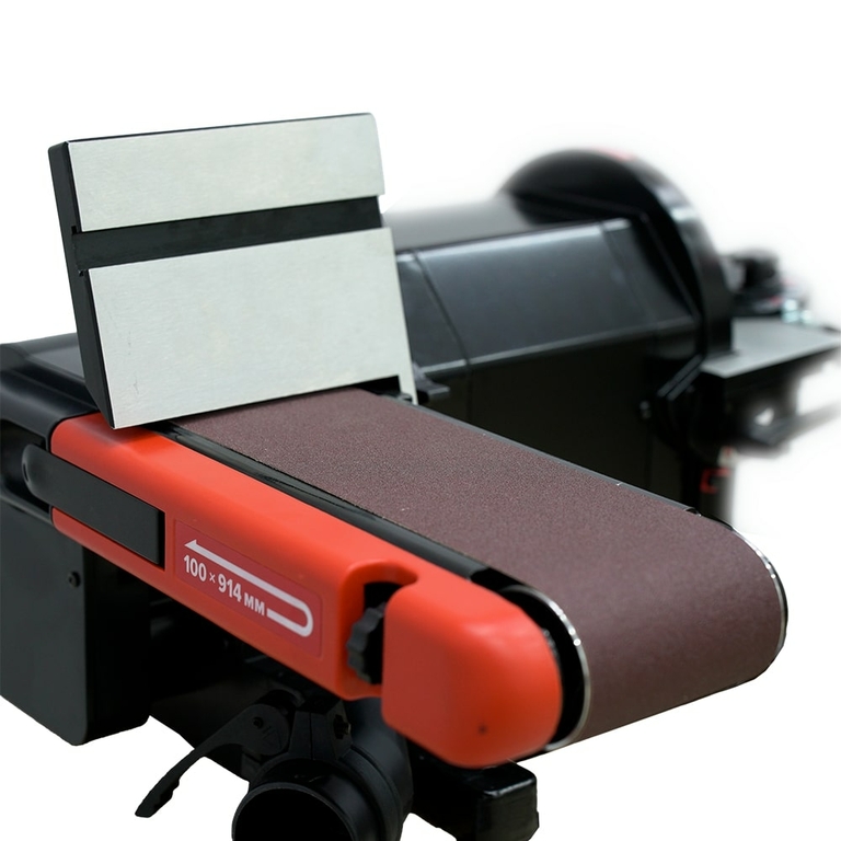 Тарельчато- ленточный шлифовальный станок jib bd4800  мощность двигателя 0,5 квт диск 203 мм / лента 914 х 100 мм встроенное пылеудаление  2