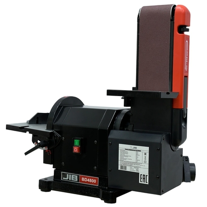 Тарельчато- ленточный шлифовальный станок jib bd4800  мощность двигателя 0,5 квт диск 203 мм / лента 914 х 100 мм встроенное пылеудаление  2