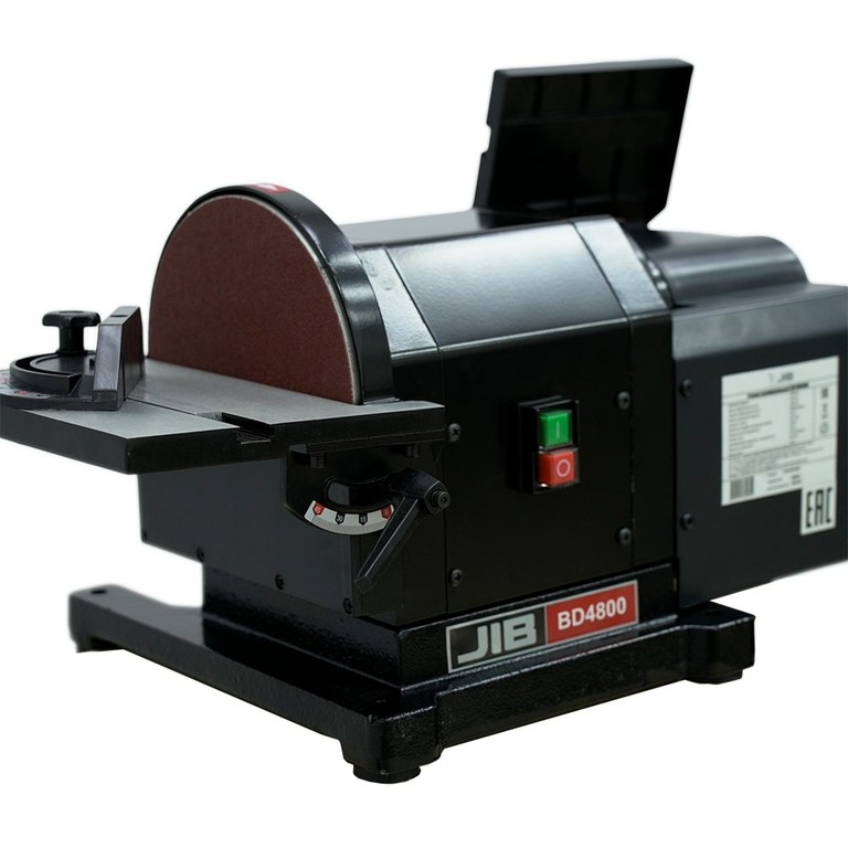 Тарельчато- ленточный шлифовальный станок jib bd4800  мощность двигателя 0,5 квт диск 203 мм / лента 914 х 100 мм встроенное пылеудаление  2