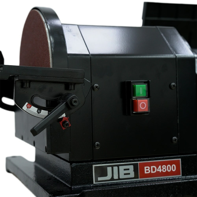 Тарельчато- ленточный шлифовальный станок jib bd4800  мощность двигателя 0,5 квт диск 203 мм / лента 914 х 100 мм встроенное пылеудаление  2