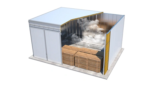 Сушильные камеры для пиломатериала KADRUS