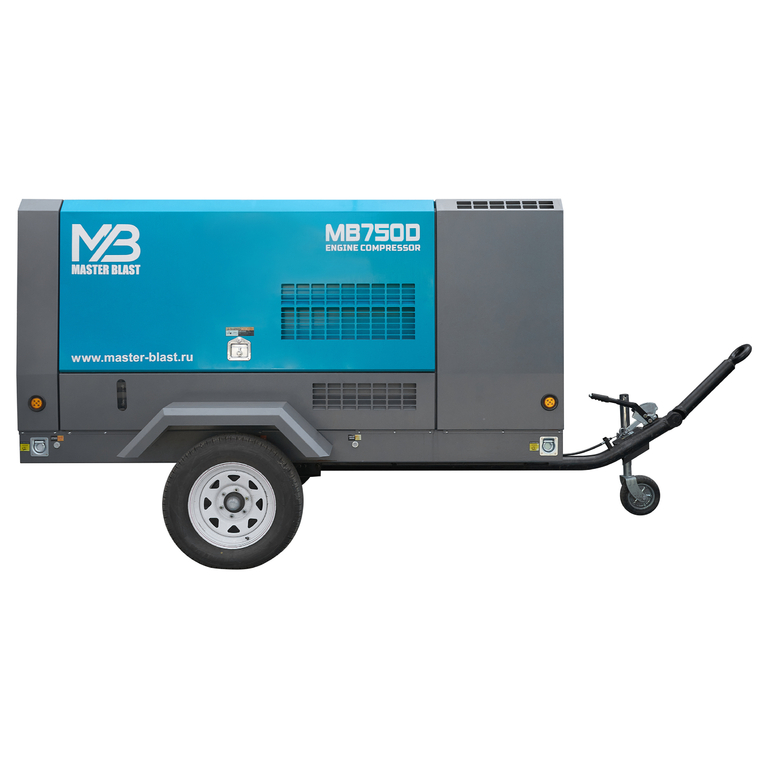 Master Blast MB-750D-12 винтовой дизельный компрессор