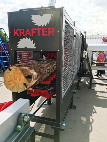 Брусовальный двухвальный станок с брусоотделителем KRAFTER 2.0