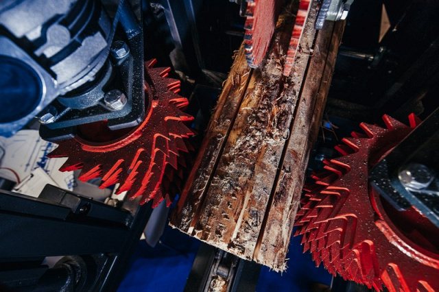 Брусовальный двухвальный станок с брусоотделителем KRAFTER 2.0