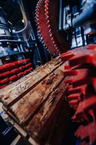 Брусовальный двухвальный станок с брусоотделителем KRAFTER 2.0