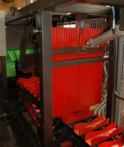 Брусовальный двухвальный станок с гусеничной подачей KRAFTER