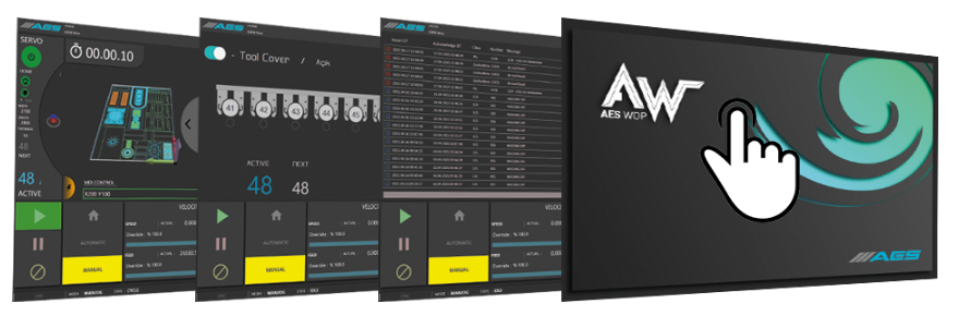 Обрабатывающий центр с ЧПУ AES SUPER NOVA