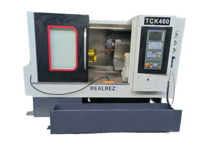 Токарный станок с ЧПУ Realrez ТCK 460X350 с наклонной станиной (GSK988TA)