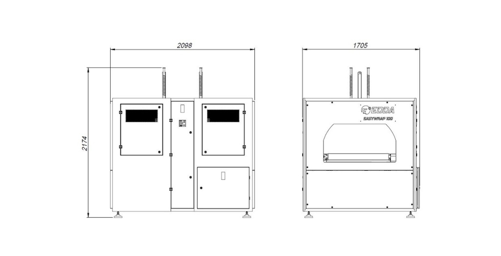 Упаковочный станок в стрейч пленку Easywrap 100 S