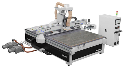 Фрезерный обрабатывающий центр с ЧПУ с автоматическим толкателем Beaver i-NEST