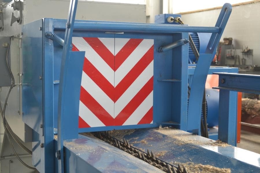 Станок дисковый двухвальный бревнопильный  с цепной подачей СБЦ- 480