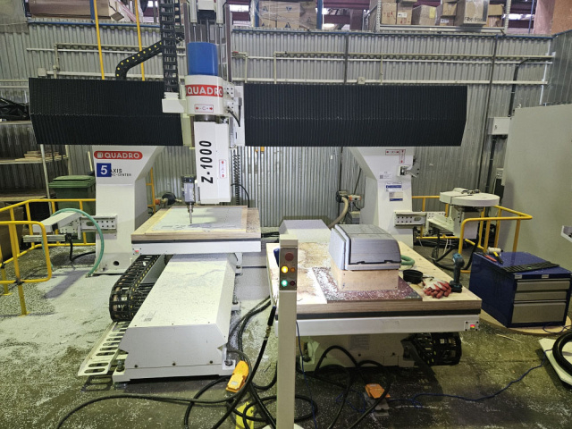 Пятиосевой обрабатывающий центр QUADRO TEOS Z-1000 ATC (2+1)