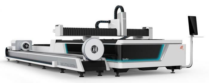 Волоконный лазерный станок для резки труб Bodor E3015T6-3000W MAX со сменным столом