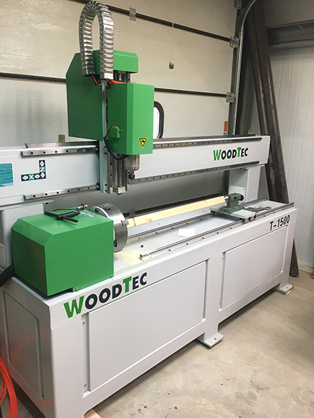 Токарно-фрезерный станок с чпу WoodTec T 1500