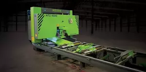 Горизонтальная широколенточная пилорама MEBOR HTZ-1000