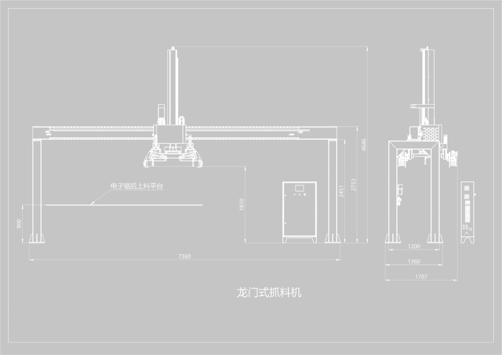 Портальное устройство боковой загрузки для форматно-раскроечного центра с ЧПУ HOLD