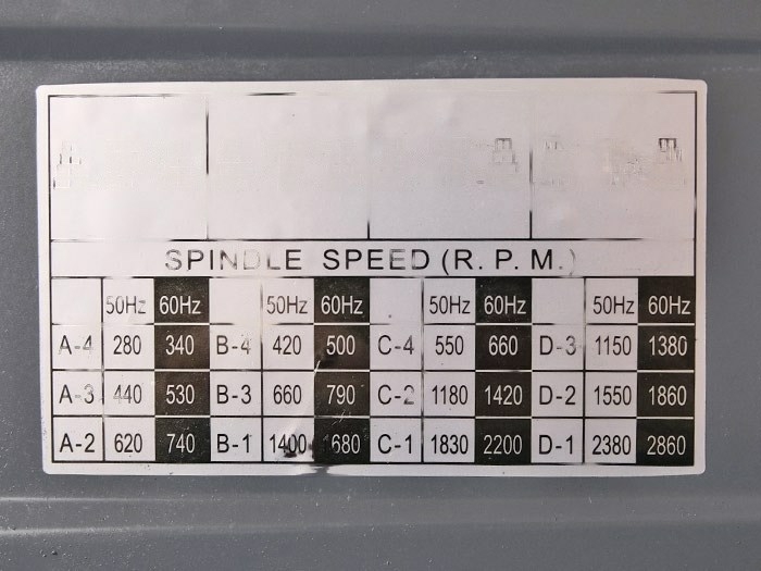 Вертикально-сверлильный станок B16 (220v) (выставочный образец)