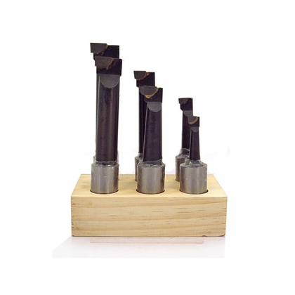 Комплект из   6шт  dхв.25мм Dрасточки15-160мм Т15К6  для глух. отв. к расточным головкам "CNIC"