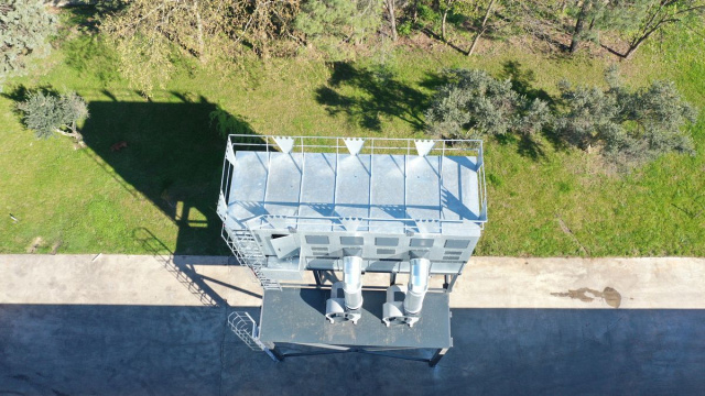 Фильтр рукавный с силосом EcoWood Industrial SP