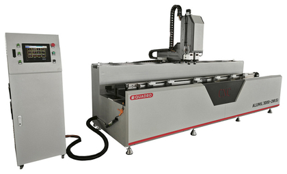 Фрезерные станки c двумя шпинделями и поворотным столом с ЧПУ ALUMIL 3000-2M SYNTEC