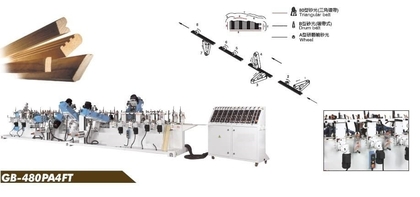 Автоматическая линия проходного типа для профильной шлифовки LIGA GB-480PA4FT