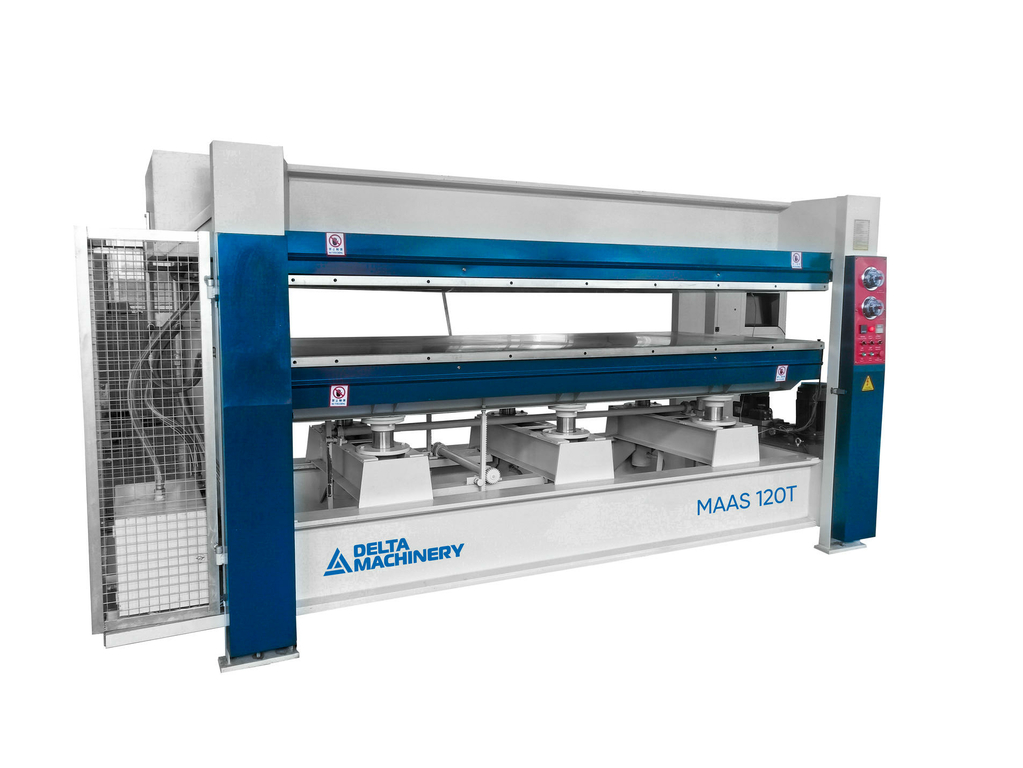 Гидравлический горячий пресс DELTAMACHINERY MAAS 120T-2,5 (однопролетный)