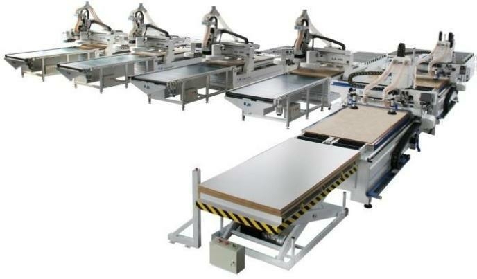 Обрабатывающий центр с ЧПУ BJD X232 2030 NESTING LINE