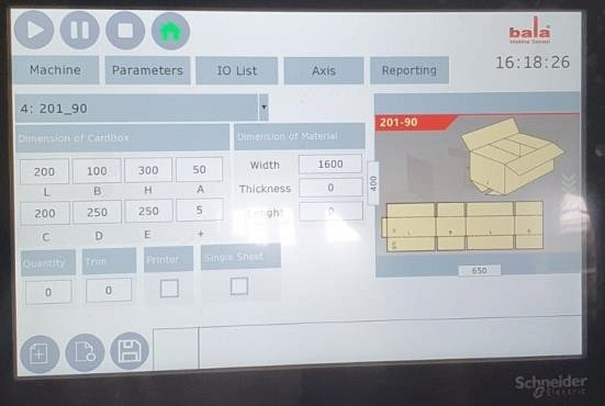 Автоматический рилевочно-резательный станок Intelpack 6-2000 для производства картонных коробок