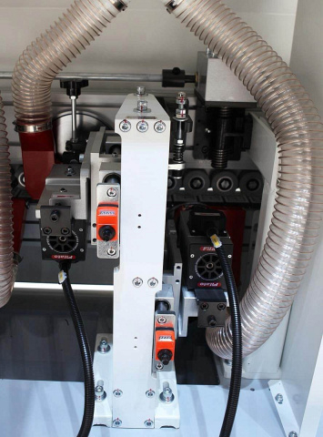 Двухсторонний кромкооблицовочный станок Nanxing NB7HS2P-PC