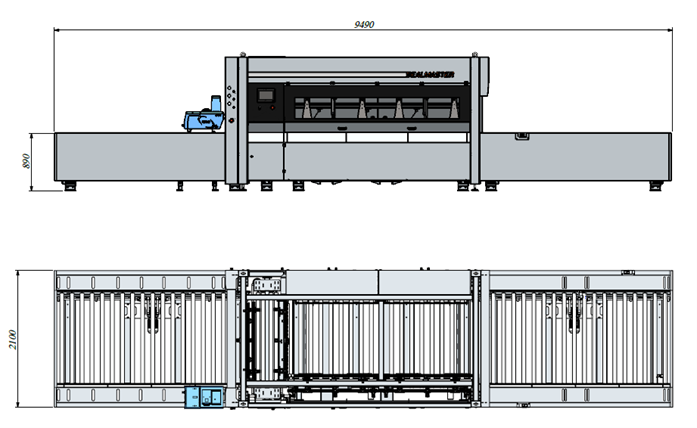 Автоматический заклейщик картонных коробок Seal Master 2400
