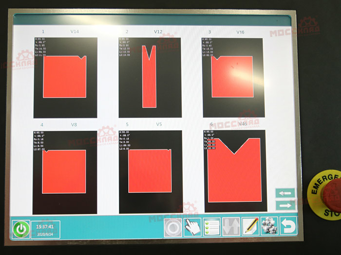 Вертикальный гибочный пресс WE67K-125T/3200 DA-E80T