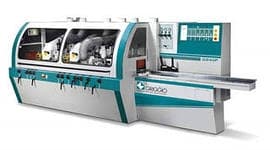 Четырехсторонний строгальный станок G 240/5U - GRIGGIO, Италия ( Шп. 4+ 1 универс , max сечение 240*160 мм, 6-30 м / мин )