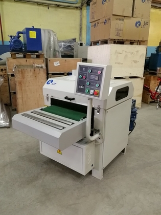 Шлифовальный лепестково-щеточный станок 2-х барабанный для рельефного шлифования Ltt DT630-2 