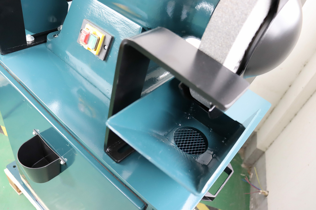 Двухдисковый шлифовальный станок с пылесосом AURA NM-250DC/220 (60250100)